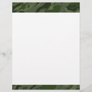 Prospectus 21,6 Cm X 24,94 Cm Le camouflage kaki