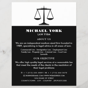 Prospectus 21,6 Cm X 24,94 Cm Les échelles de la justice, services juridiques Pu