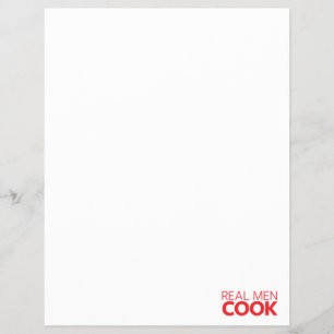 Prospectus 21,6 Cm X 24,94 Cm Les vrais hommes cuisinent