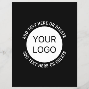 Prospectus 21,6 Cm X 24,94 Cm Logo d'entreprise ou toute image et texte modifiab