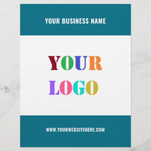 Prospectus 21,6 Cm X 24,94 Cm Logo professionnel personnalisé et prospectus prom