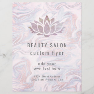 Prospectus 21,6 Cm X 24,94 Cm lotus logo on fluid marble