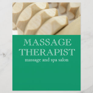 Prospectus 21,6 Cm X 24,94 Cm Massage et thérapeute