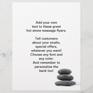 Prospectus 21,6 Cm X 24,94 Cm Massage Stone