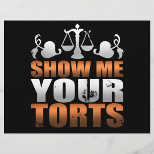 Prospectus 21,6 Cm X 24,94 Cm Me montrer votre avocat Torts Droit étudiant Paral