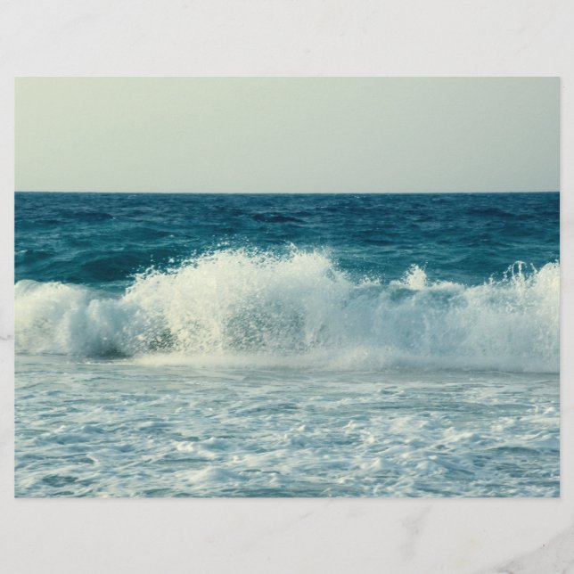 Prospectus 21,6 Cm X 24,94 Cm Mer (Devant)