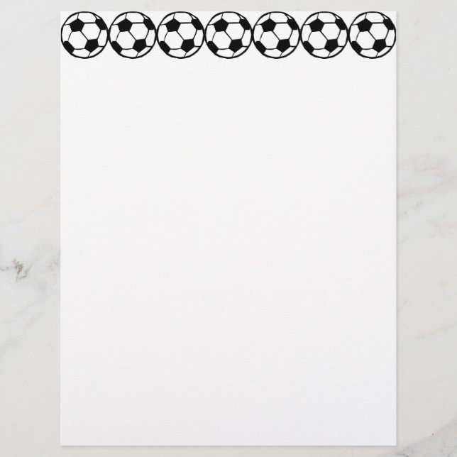 Prospectus 21,6 Cm X 24,94 Cm Motif de football (Devant)