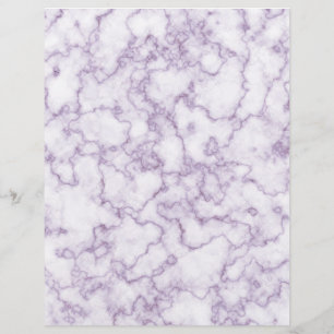 Prospectus 21,6 Cm X 24,94 Cm Motif en marbre violet