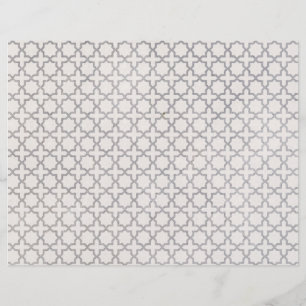 Prospectus 21,6 Cm X 24,94 Cm Motif géométrique beige islamique