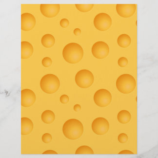 Prospectus 21,6 Cm X 24,94 Cm Motif jaune de fromage