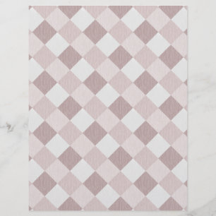 Prospectus 21,6 Cm X 24,94 Cm Motif Oblique de  géométrique beige et gris