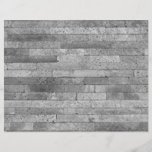 Prospectus 21,6 Cm X 24,94 Cm Mur de briques de basalte