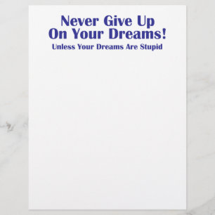 Prospectus 21,6 Cm X 24,94 Cm N'abandonne jamais