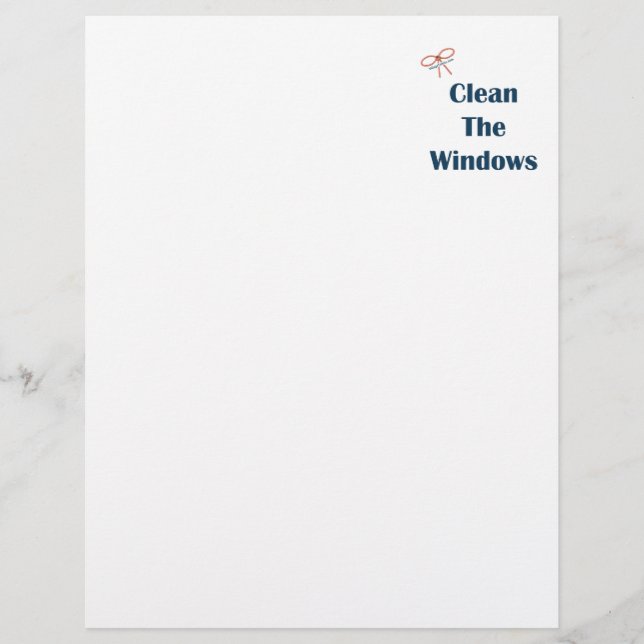 Prospectus 21,6 Cm X 24,94 Cm Nettoyer les rappels Windows (Devant)