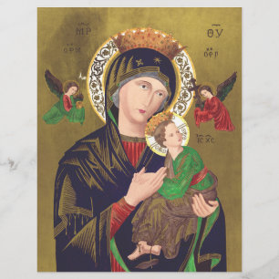 Prospectus 21,6 Cm X 24,94 Cm Notre-Dame du Perpétuel Secours