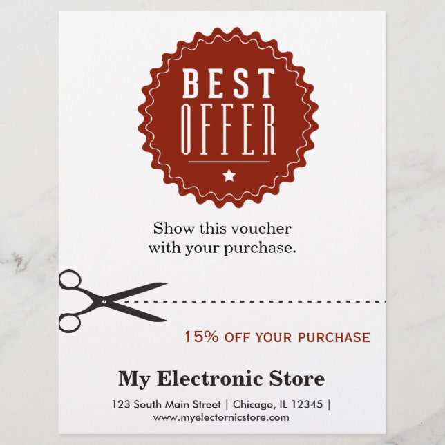 Prospectus 21,6 Cm X 24,94 Cm Offre spéciale (Devant)