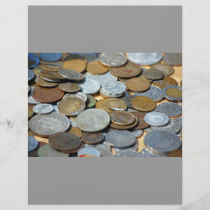 Prospectus 21,6 Cm X 24,94 Cm Old-coins1299 OLD COINS COPPER SILVER METAL BRONZE