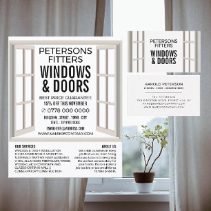 Prospectus 21,6 Cm X 24,94 Cm Open Window Design, Window & Door Fitter Company