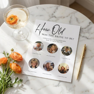 Prospectus 21,6 Cm X 24,94 Cm PAPER Fête des mariées Partie Quel Âge A Été Marié