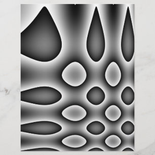 Prospectus 21,6 Cm X 24,94 Cm Papier Origami, Points et Larmes Abstraits Gris