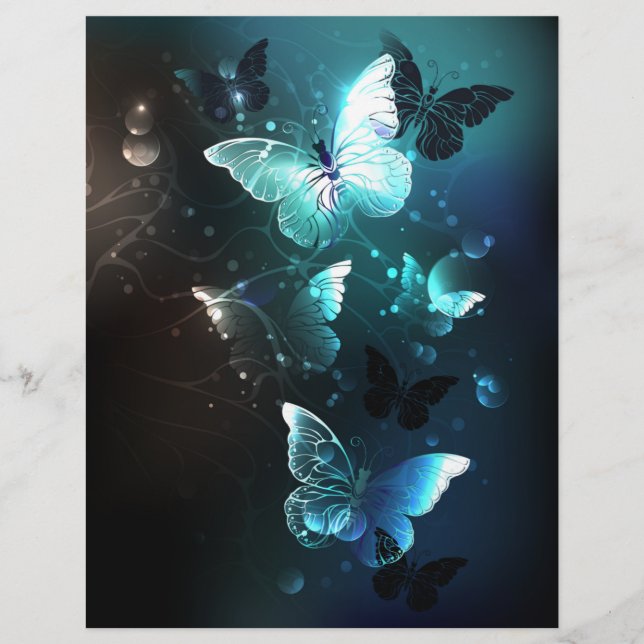 Prospectus 21,6 Cm X 24,94 Cm Papillons de nuit (Devant)
