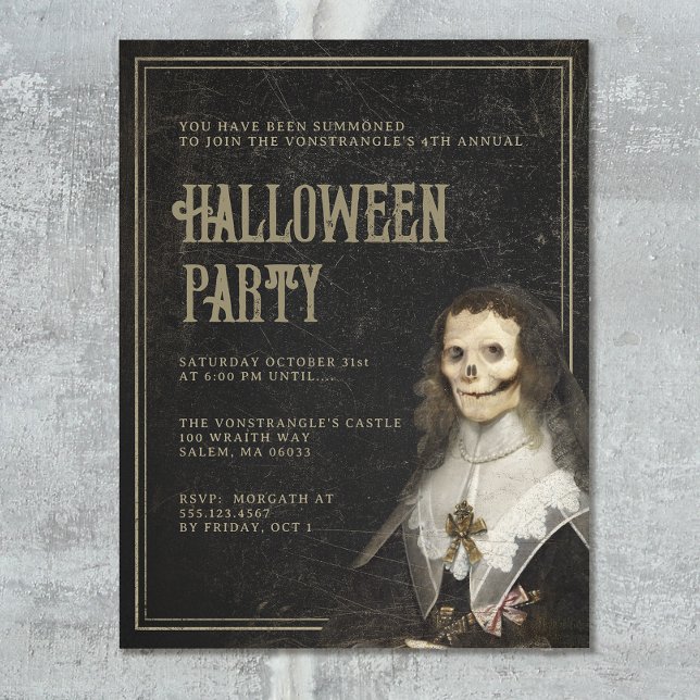 Prospectus 21,6 Cm X 24,94 Cm Parti gothique victorien d'Halloween pour adultes (Créateur téléchargé)