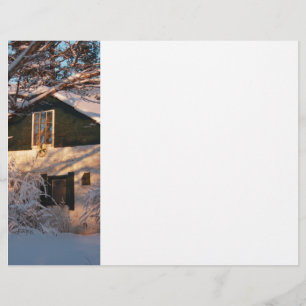 Prospectus 21,6 Cm X 24,94 Cm Paysage d'hiver merveilleux