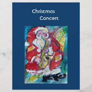 Prospectus 21,6 Cm X 24,94 Cm PÈRE NOËL et SAX