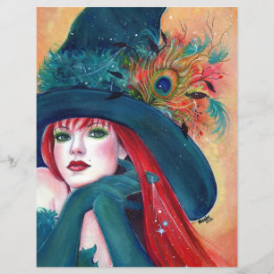 Prospectus 21,6 Cm X 24,94 Cm Pia Dora Flyers de sorcière Halloween par Renee