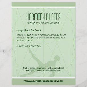Prospectus 21,6 Cm X 24,94 Cm Pilates de lignes convergentes