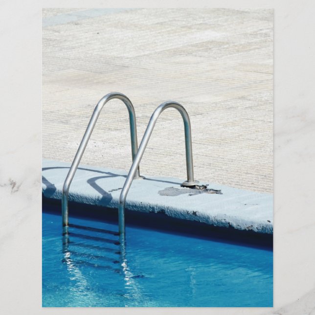 Prospectus 21,6 Cm X 24,94 Cm Piscine (Devant)