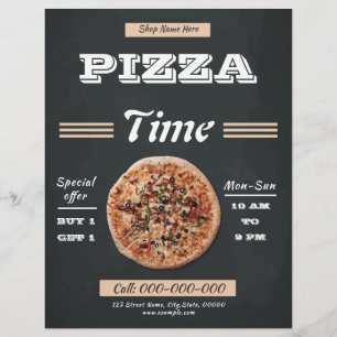 Prospectus 21,6 Cm X 24,94 Cm Pizza Time Flyer