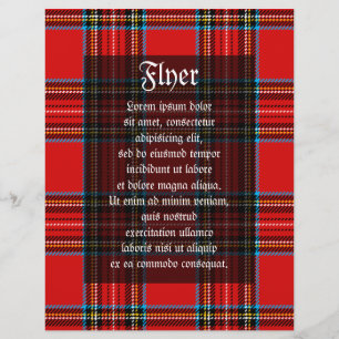 Prospectus 21,6 Cm X 24,94 Cm Plaid Rétro