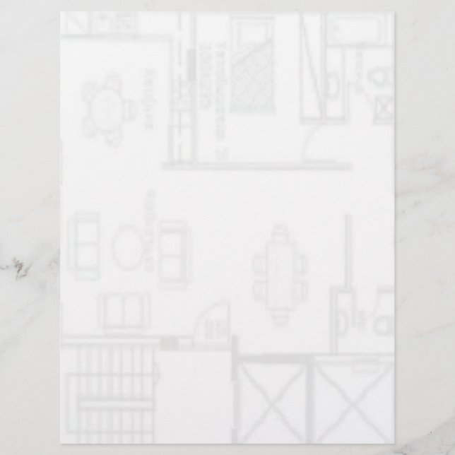 Prospectus 21,6 Cm X 24,94 Cm Plan de plancher (Devant)