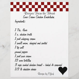 Prospectus 21,6 Cm X 24,94 Cm Prêt à aller Recette Crème aigre Enchiladas au pou