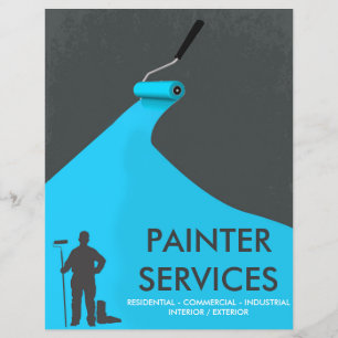 Prospectus 21,6 Cm X 24,94 Cm Professional Painter Flyer