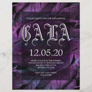Prospectus 21,6 Cm X 24,94 Cm Profitez Gala New Year Party Flyer