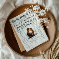Programme de journaux chronologiques Mariages mode