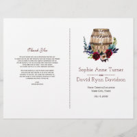 Programme de mariage d'automne en tonneau de vin f