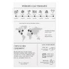 Programme de mariage Journal Timeline Circulaire