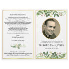 Programme de photos commémoratives des funérailles