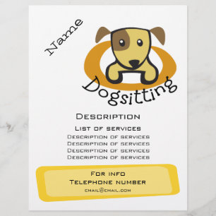 Prospectus 21,6 Cm X 24,94 Cm Promotion de chien