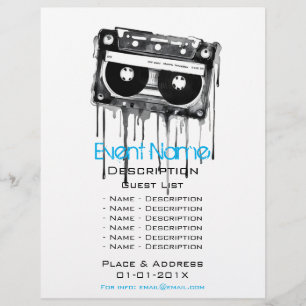 Prospectus 21,6 Cm X 24,94 Cm Promotion d'événements musicaux