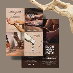 Prospectus 21,6 Cm X 24,94 Cm Promotion du Salon Spa Moderne