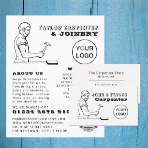 Prospectus 21,6 Cm X 24,94 Cm Publicité pour ouvrier vintage, menuiserie, charpe