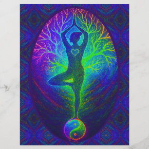 Prospectus 21,6 Cm X 24,94 Cm Rainbow Energy Yin Yang Yoga