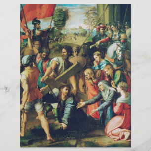 Prospectus 21,6 Cm X 24,94 Cm Raphael Spasimo Christ Tombe sous la Croix Art