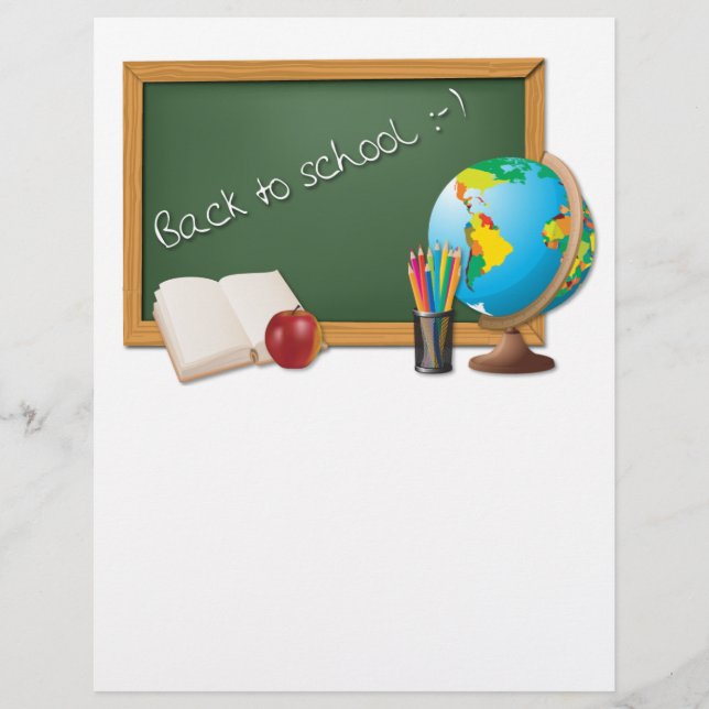 Prospectus 21,6 Cm X 24,94 Cm Retour à l'école (Devant)