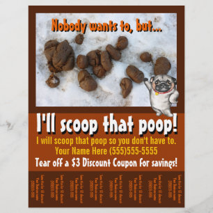 Prospectus 21,6 Cm X 24,94 Cm Retrait des déchets d'animaux de compagnie.Pooper