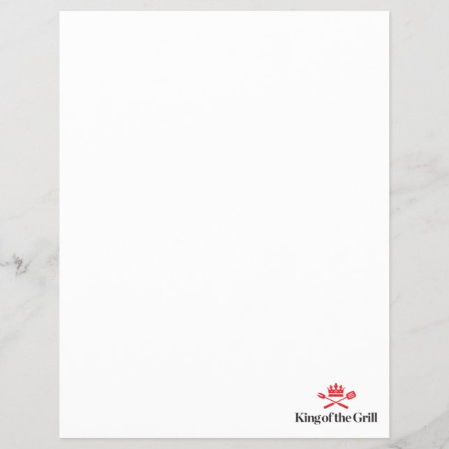 Prospectus 21,6 Cm X 24,94 Cm Roi du Grill (Devant)